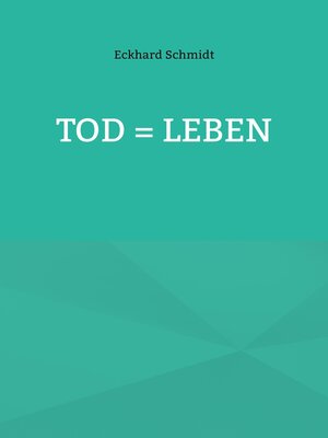 cover image of Tod = Leben